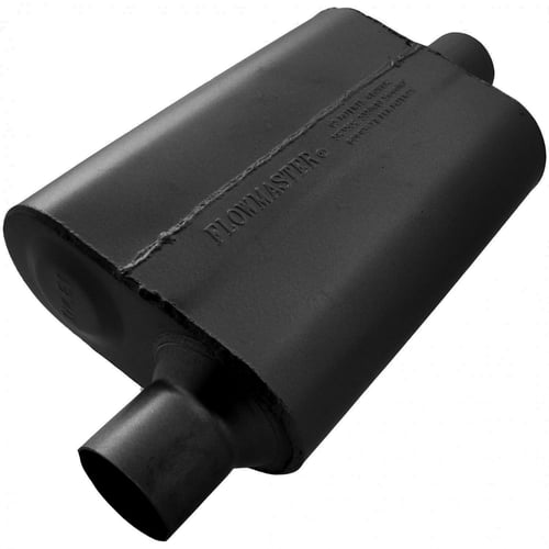 Flowmaster 942541 40 Delta Flow Muffler - 2.50 Offset IN / 2.50 Center OUT - Aggressive Sound by Flowmaster