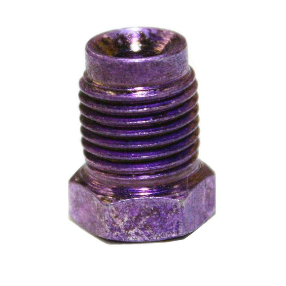 SP10-10- 3/16, 1/2-20, 9/16 Hex Fitting; Inverted, Violet; 10 Pack - SSTubes