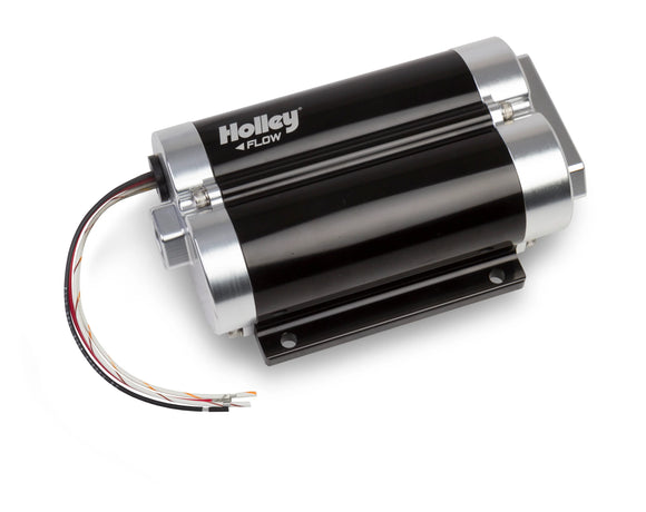 Holley 12-1600-2 160GPH Dominator In-Line Billet Fuel Pump Dual Inlet