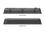 Holley- 241-302 HOLLEY VINTAGE SERIES FINNED VALVE COVERS - BBC - SATIN BLACK MACHINED