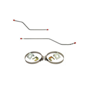 TRK7105OM- 71-72 Chevy C10 w/ Rear Coil Springs, Rear Disc Conversion Brake Line Kit; Steel - SSTubes