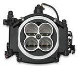 Holley Sniper EFI 4150- 550-511 4 Barrel Fuel Injection Conversion-Self-Tuning Ki +Handheld EFI Monitor - Black Ceramic Finish