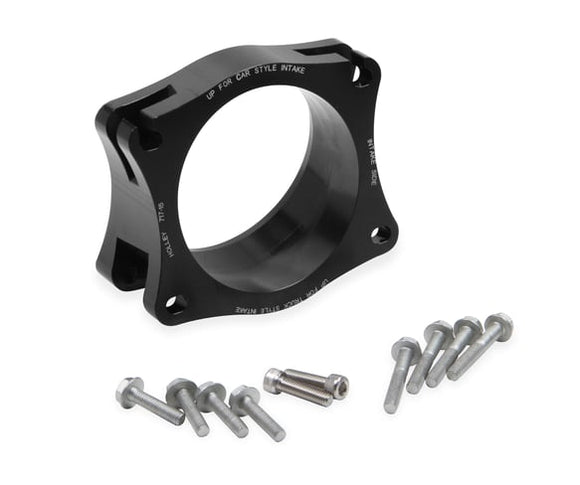 Holley- 717-15 Throttle Body Angle Adapter for GM LS/LT/LT4 Intakes