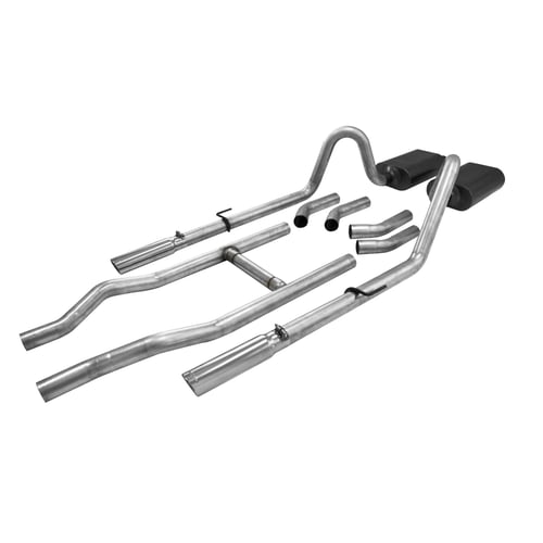 Flowmaster 817174 American Thunder Header-Back Exhaust System 1955-1957 Chevy Car V8 (Except Convertible/Wagon)