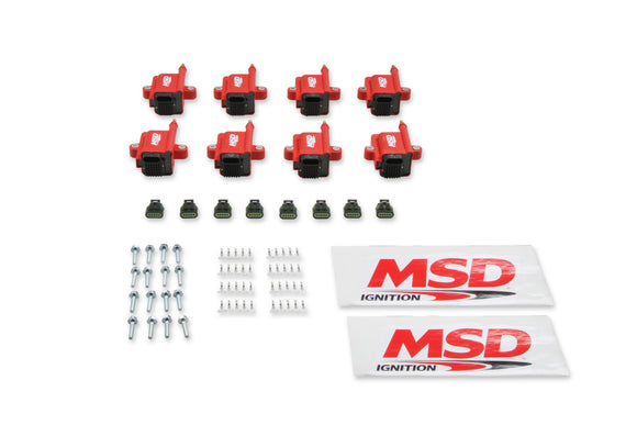 MSD- 8289-8 MSD Smart Ignition Coils 8 pack Red