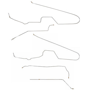 AIN0009SS - 00-05 Chevy Monte Carlo, Impala w/o ABS, Intermediate Brake Line Kit; Stainless - SSTubes