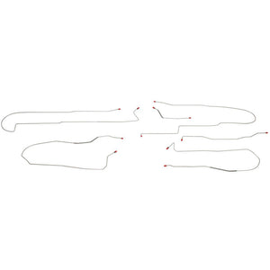 AIN0103OM- 01-03 Aurora, 00-05 LeSabre AWABS, 4w Disc; Intermediate Brake Line Kit; Steel - SSTubes