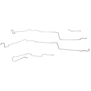 AIN9203SS- 92-95 Buick LeSabre w/ ABS Intermediate Brake Line Kit; Stainless - SSTubes