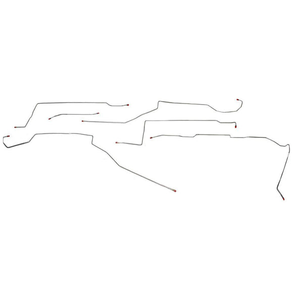 AIN9303SS- 96-99 LeSabre, Bonneville, Oldsmobile 88, Regency, LSS Intermediate Brake Line Kit; Stainless - SSTubes