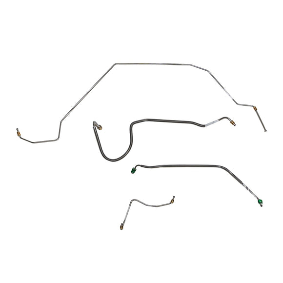 AKT6411OM- 64-67 GM A-Body w/ Manual Disc, Disc Brake Conversion; Front Brake Line Kit; Steel - SSTubes