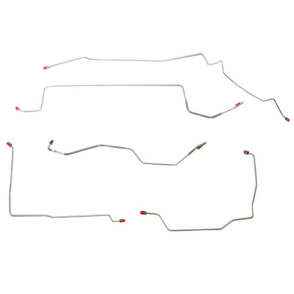 AKT9201SS- 92-95 LeSabre, w/ AWABS, No Traction Control; Front Brake Line Kit; Stainless - SSTubes