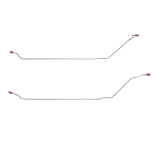 ARA6702OM- 67 Buick Skylark, GS/Oldsmobile Cutlass, 442/Pontiac Lemans, GTO 2pc Rear Axle Brake Line Set; Steel - SSTubes