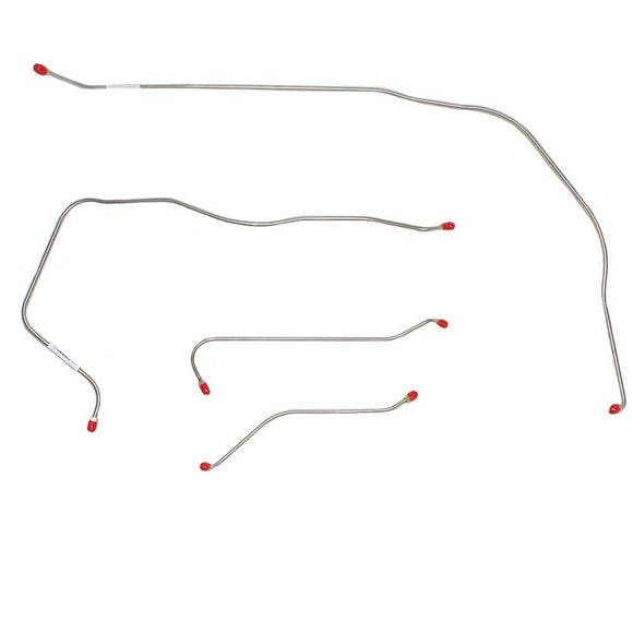 BKT5502OM- 55 Bel Air, Power Brakes Front Brake Line Kit; Steel - SSTubes