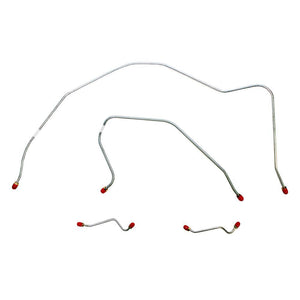 BKT5601SS- 56-57 Bel Air, Standard Brakes Front Brake Line Kit; Stainless - SSTubes