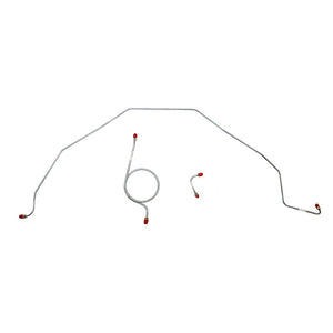 BKT6501SS- 65 Bel Air, Impala Standard Brakes Front Brake Line Kit; Stainless - SSTubes