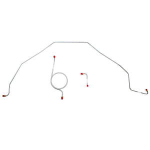 BKT6601OM- 66 Bel Air, Impala Standard Brakes, Front Brake Line Kit; Steel - SSTubes