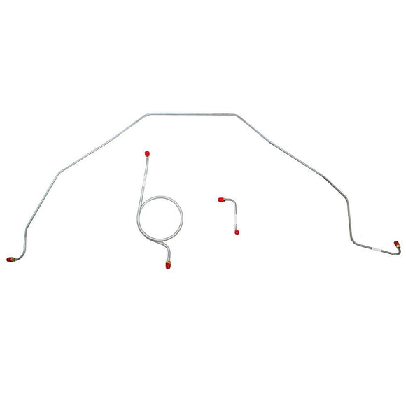 BKT6601SS- 66 Bel Air, Impala Standard Brakes, Front Brake Line Kit; Stainless - SSTubes