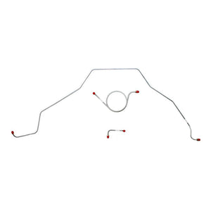 BKT6602OM- 66 Bel Air, Impala Power Brakes, Front Brake Line Kit; Steel - SSTubes