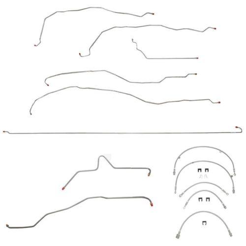 BLH16- 05-07 GM Truck 1500, 2wd, Ext Cab/Short Bed; Complete Brake Line & Hose Kit; Stainless - SSTubes