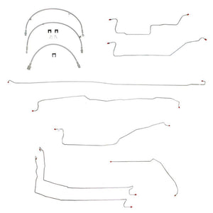 BLH42- 07-14 Toyota Tundra, 4wd, Crew Cab/Short Bed; Complete Brake Line & Hose Kit; Stainless - SSTubes