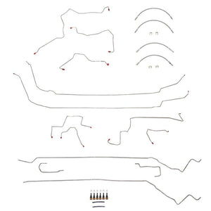 BLH44 - 99-02 Cougar; Complete Brake Line & Hose Kit; Stainless - SSTubes