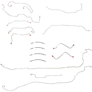 BLH91- 05-10 Cobalt/G5, non-ABS; Complete Brake Line & Hose Kit; Stainless - SSTubes