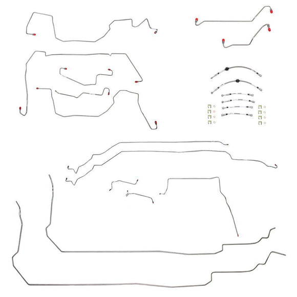 BLH92- 05-06 GTO; Complete Brake Line & Hose Kit; Stainless - SSTubes