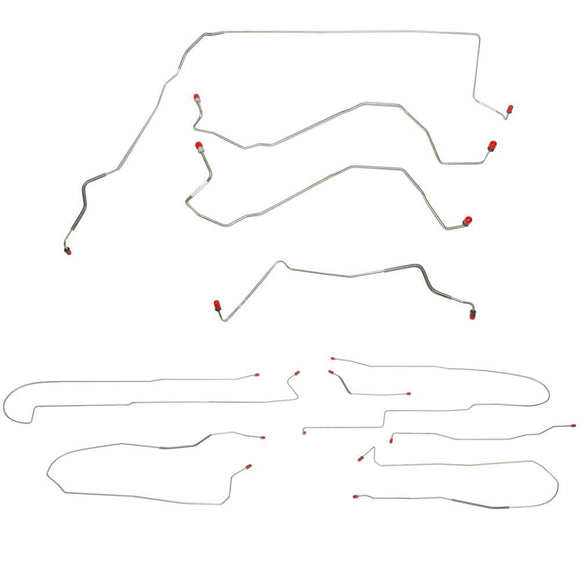 CBK0001OM- 00-03 LeSabre, Aurora, Bonneville, Complete Brake Line Kit; Steel - SSTubes