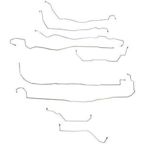 CBK0003OM- 03-07 Hummer H2, Complete Brake Line Kit; Steel - SSTubes