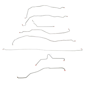 CBK0041OM - 01-07 GM 2500HD 6.0L, Reg Cab/Long Bed; Complete Brake Line Kit; Steel - SSTubes