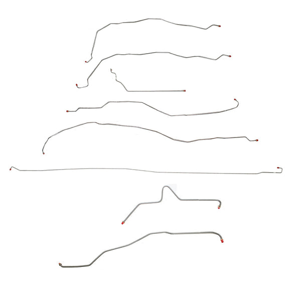 CBK0041OM - 01-07 GM 2500HD 6.0L, Reg Cab/Long Bed; Complete Brake Line Kit; Steel - SSTubes