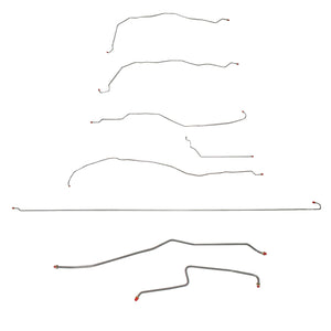 CBK0053OM - 01-07 GM 3500 Ext Cab/Long Bed, Dually; Complete Brake Line Kit; Steel - SSTubes