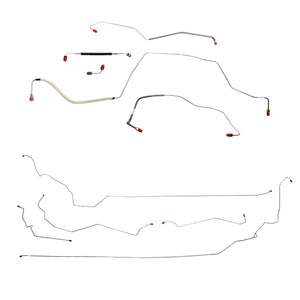 CBK0054OM- 99-05 Buick Century Complete Brake Line Set; Models w/ ABS, Rear Drum, Steel - SSTubes