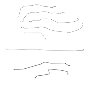 CBK0065OM- 01-07 GM 3500 Crew Cab/Long Bed, Dually; Complete Brake Line Kit; Steel - SSTubes