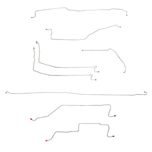 CBK0076OM- 05-07 GM 1500 Truck 4wd, Reg Cab/Long Bed; Complete Brake Line Kit; Steel - SSTubes