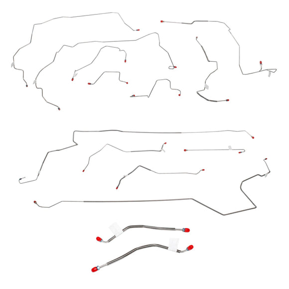 CBK0101OM - 00-04 Insight; Complete Brake Line Kit; Steel - SSTubes