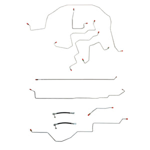 CBK0102OM- 06-08 Dodge Ram 1500, 2wd, RWABS, Reg Cab/Short Bed; Complete Brake Line Kit; Steel - SSTubes