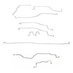 CBK0103OM- 03-04 GM 1500 Truck, 4wd, Reg Cab/Short Bed; Complete Brake Line Kit; Steel - SSTubes