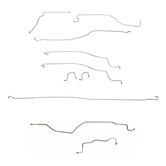 CBK0103SS- 03-04 GM 1500 Truck, 4wd, Reg Cab/Short Bed; Complete Brake Line Kit; Stainless - SSTubes