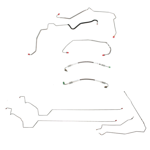 CBK0109OM- 00-07 Monte Carlo, 4WABS; Complete Brake Line Kit; Steel - SSTubes