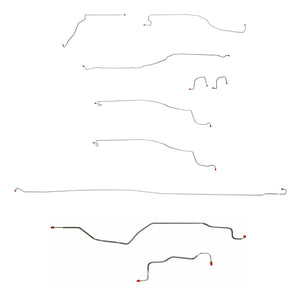 CBK0110OM- 03-04 GM 1500, 2wd, Ext/Crew Cab/Short Bed; Complete Brake Line Kit; Steel - SSTubes