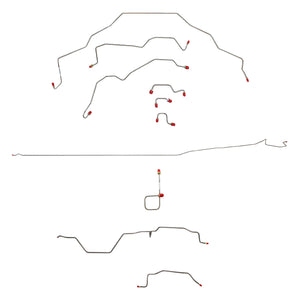 CBK0112OM - 95-97 Dodge Ram 3500, 2wd, RWABS, Reg Cab/Long Bed; Complete Brake Line Kit; Steel - SSTubes