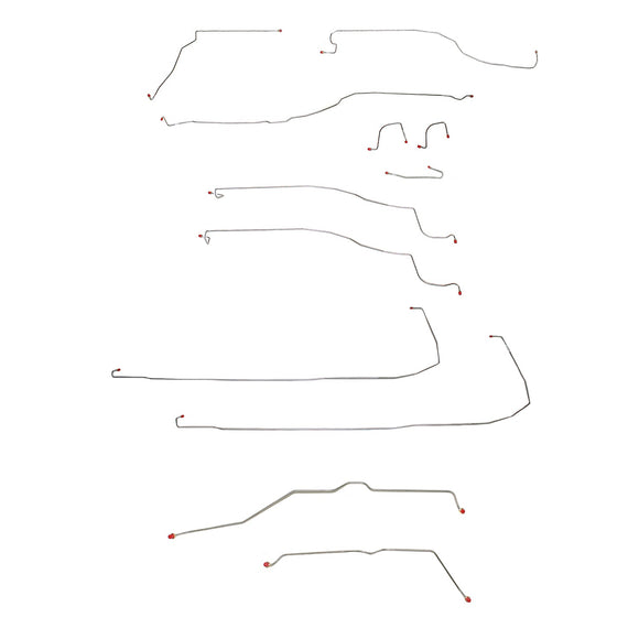 CBK0123OM- 03-06 Escalade, 2 WD, Traction Control, Brake Line Set; Steel - SSTubes