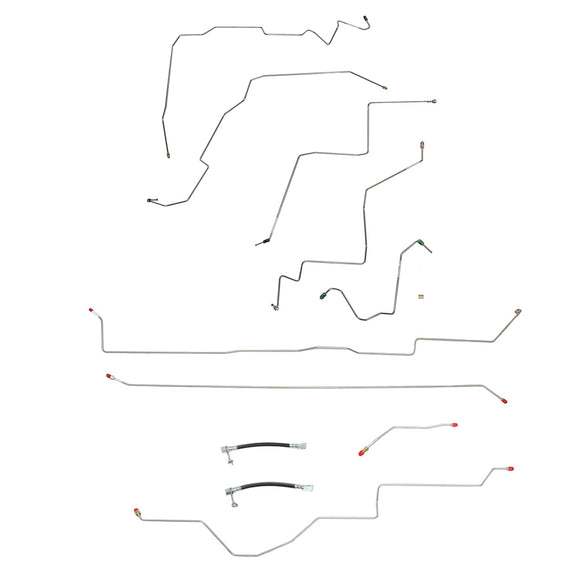 CBK0131OM- 2002-05 Ram 1500; 4WD, Rear ABS, Quad Cab, Short Bed; Complete Brake Line Kit; Steel - SSTubes