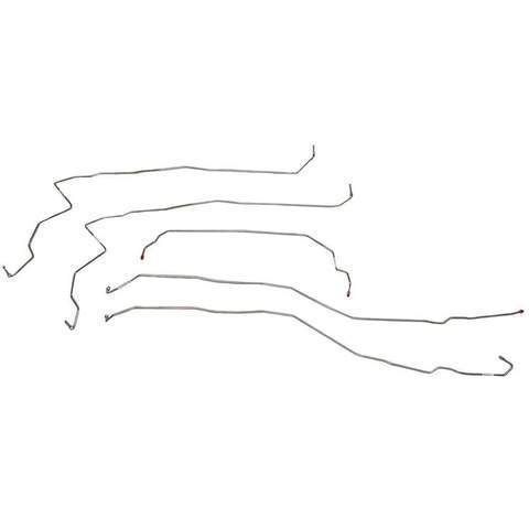 CBK0157OM- 07-08 GM 2500HD / 3500HD 6.6L or 8.1L Crew Cab / Short Bed Complete Brake Line Kit; Steel - SSTubes