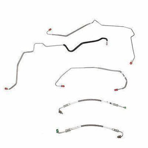 CBK0162SS - 01-06 Santa Fe; NON-ABS Complete Brake Line Kit; Stainless - SSTubes