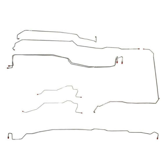 CBK0187OM- 07-08 Silverado 1500/Sierra 1500, Complete Brake Line Kit, Steel - SSTubes