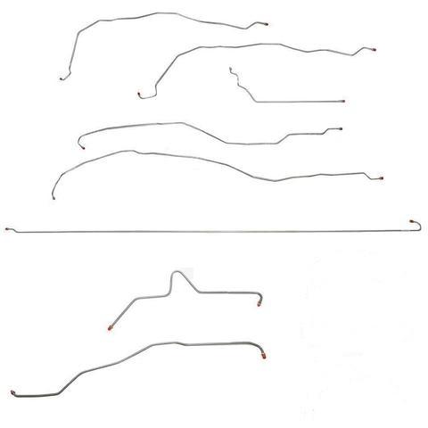 CBK0205SS- 01-05 GM 1500HD Truck Complete Brake Line Kit; Stainless - SSTubes