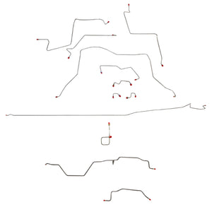 CBK0207OM - 95-97 RAM 3500, 4WD, REAR ABS, REG CAB, LONG BED BRAKE LINE KIT - SSTubes