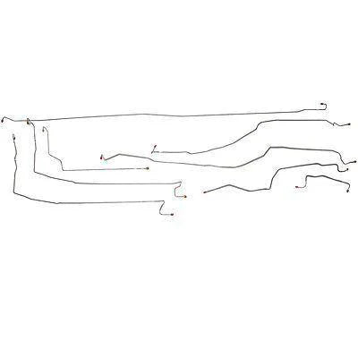 99-07 GM 1500 Truck Silverado / Sierra Complete Brake Line kit in Stainless Steel - SSTubes